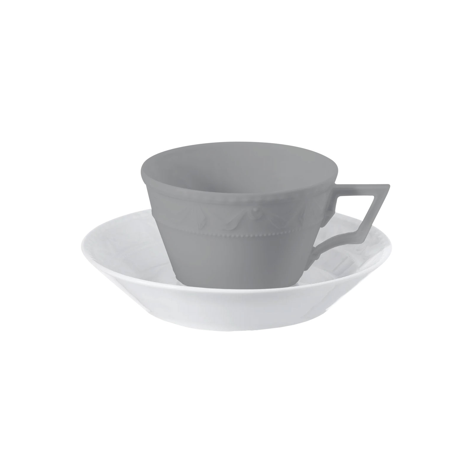 KPM -  Berlin Kurland weiß Kaffee-/Tee-Untertasse 14,5cm