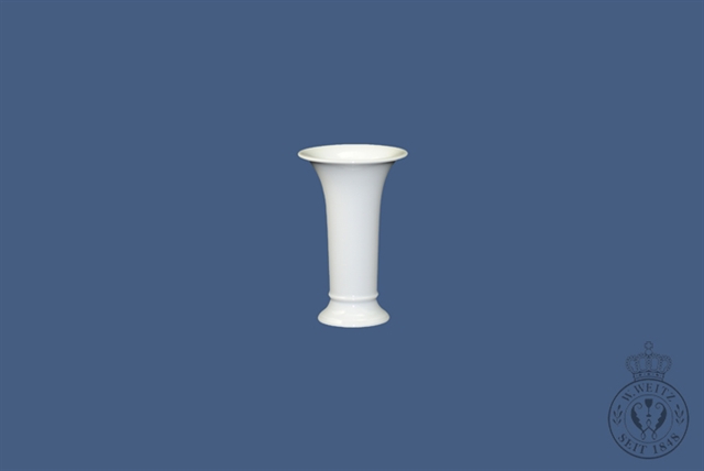 KPM -  Berlin Vase Trompetenform 13cm weiß