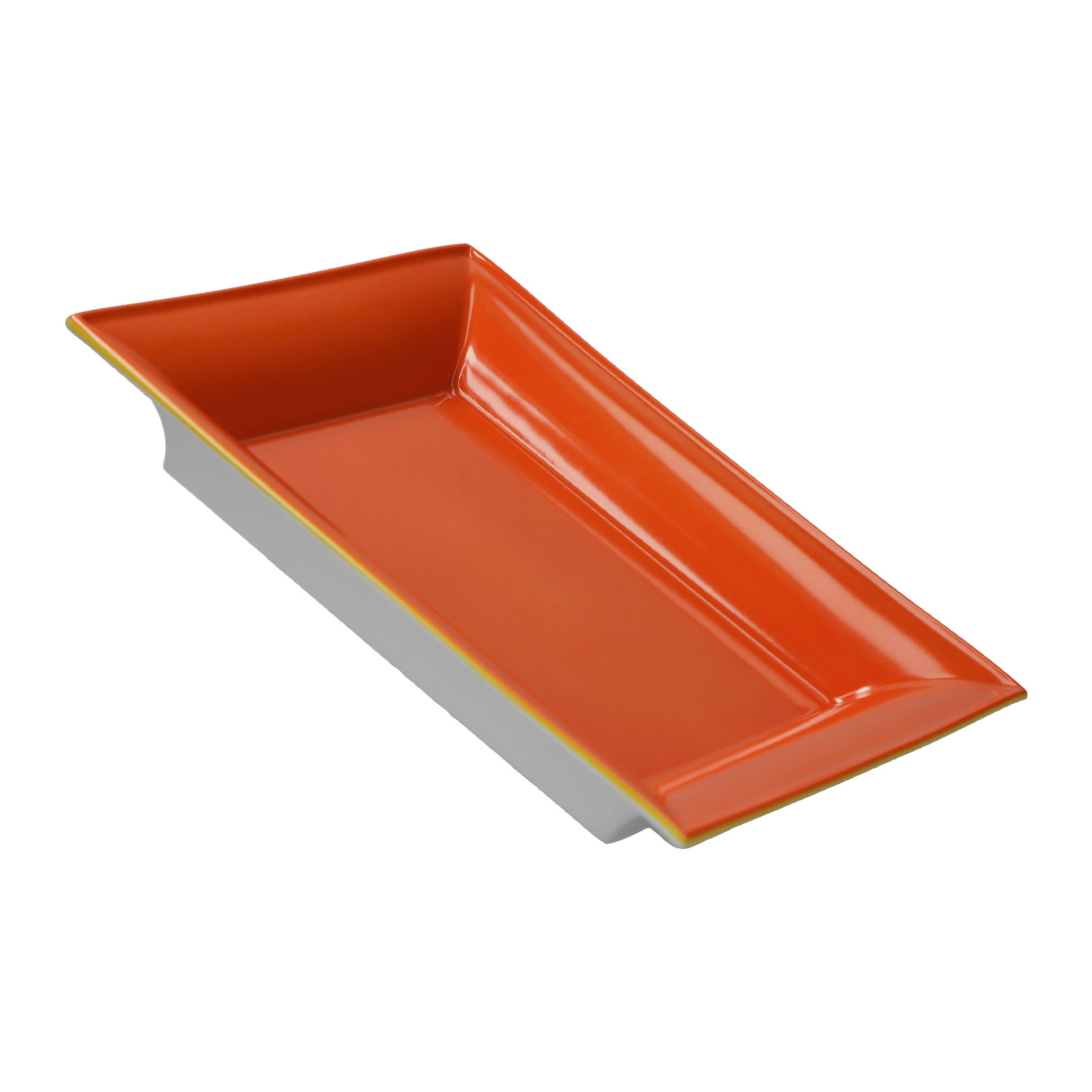 KPM - Berlin Vide Poche Polychrome orange