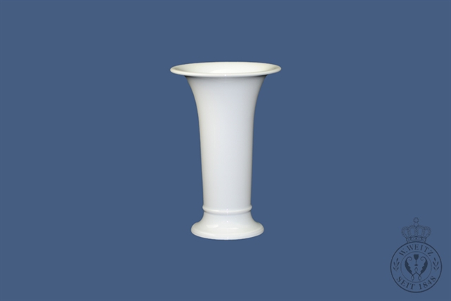 KPM -  Berlin Vase Trompetenform 18,5cm weiß Trompetenform 2