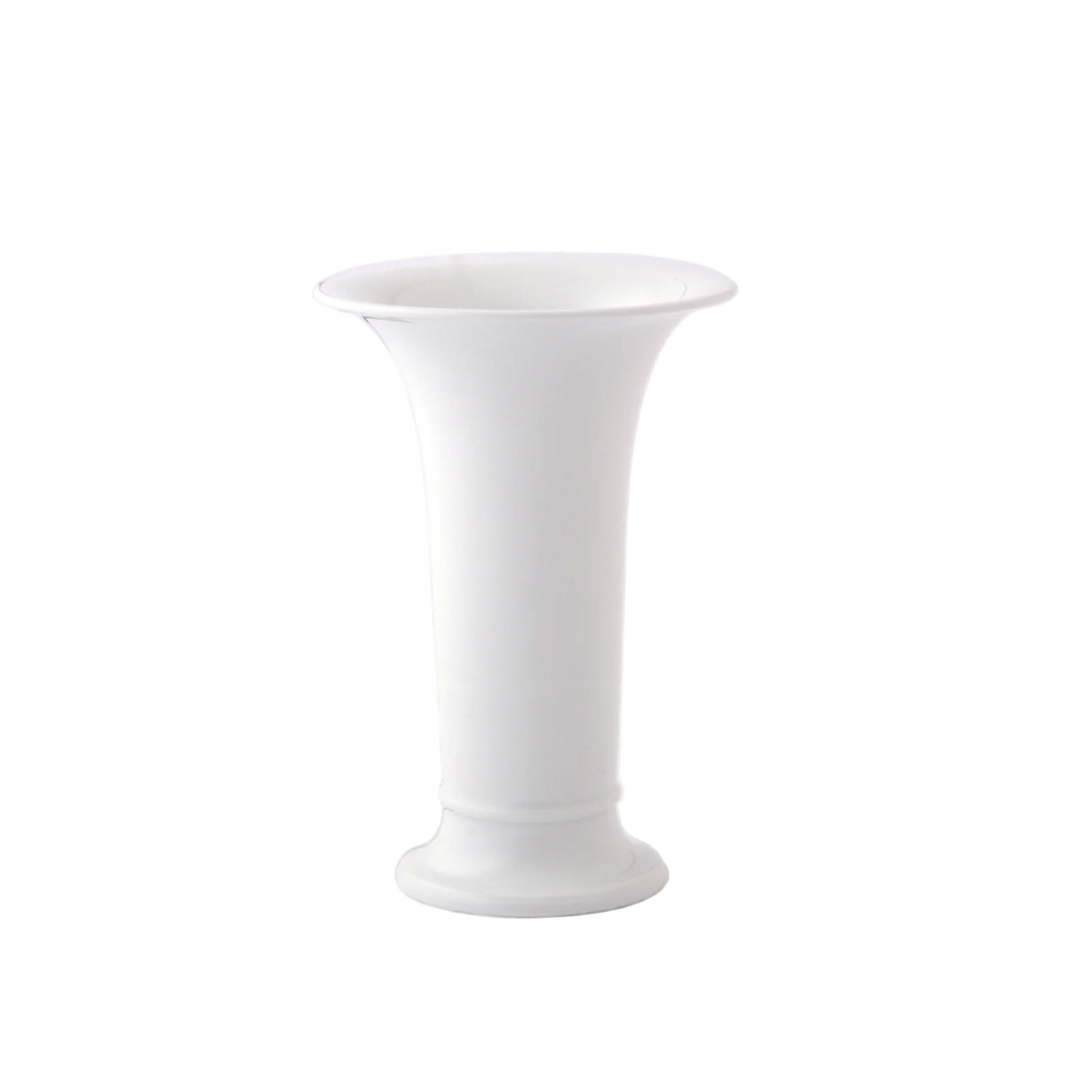 KPM -  Berlin Vase Trompetenform 2 , 18,5cm weiß