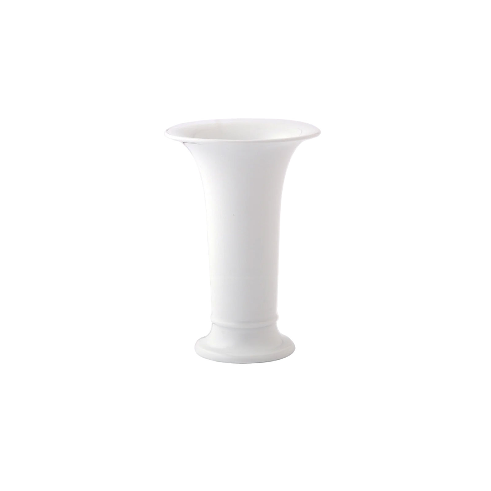 KPM -  Berlin Vase Trompetenform 1 , 15cm weiß