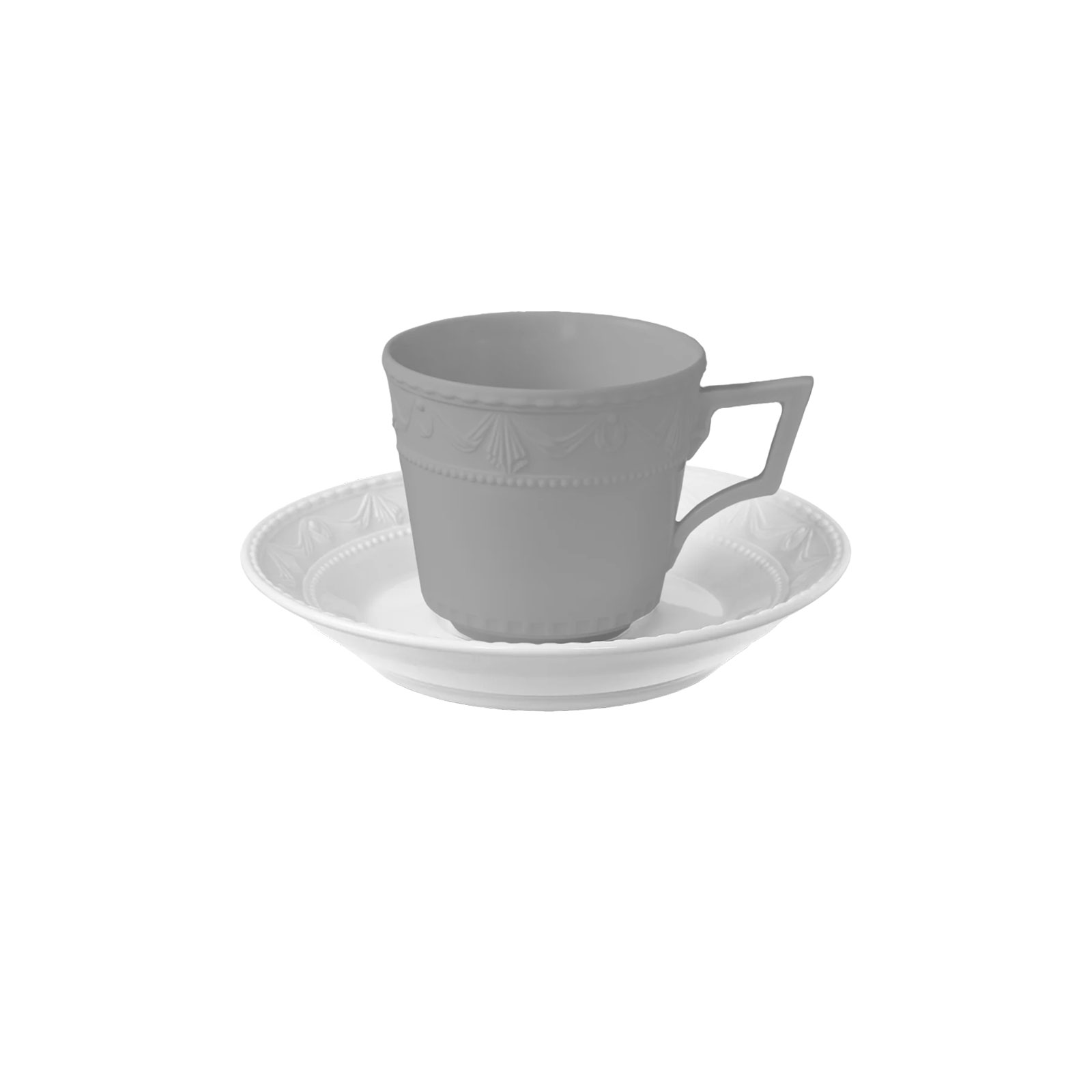 KPM -  Berlin Kurland Blanc Nouveau Espresso-Untertasse klein