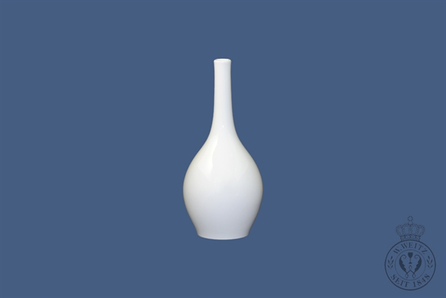 KPM -  Berlin Vase Flaschenform 20cm weiß